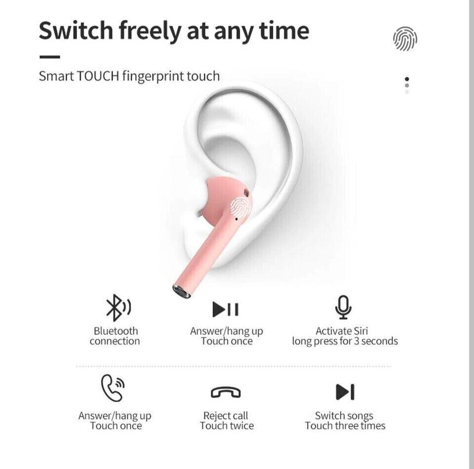 InPods 12 Kopfhörer Bluetooth Earphones IOS Android - Weiß