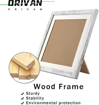 Orivan  8x10 Bilderrahmen aus Holz 3er Pack