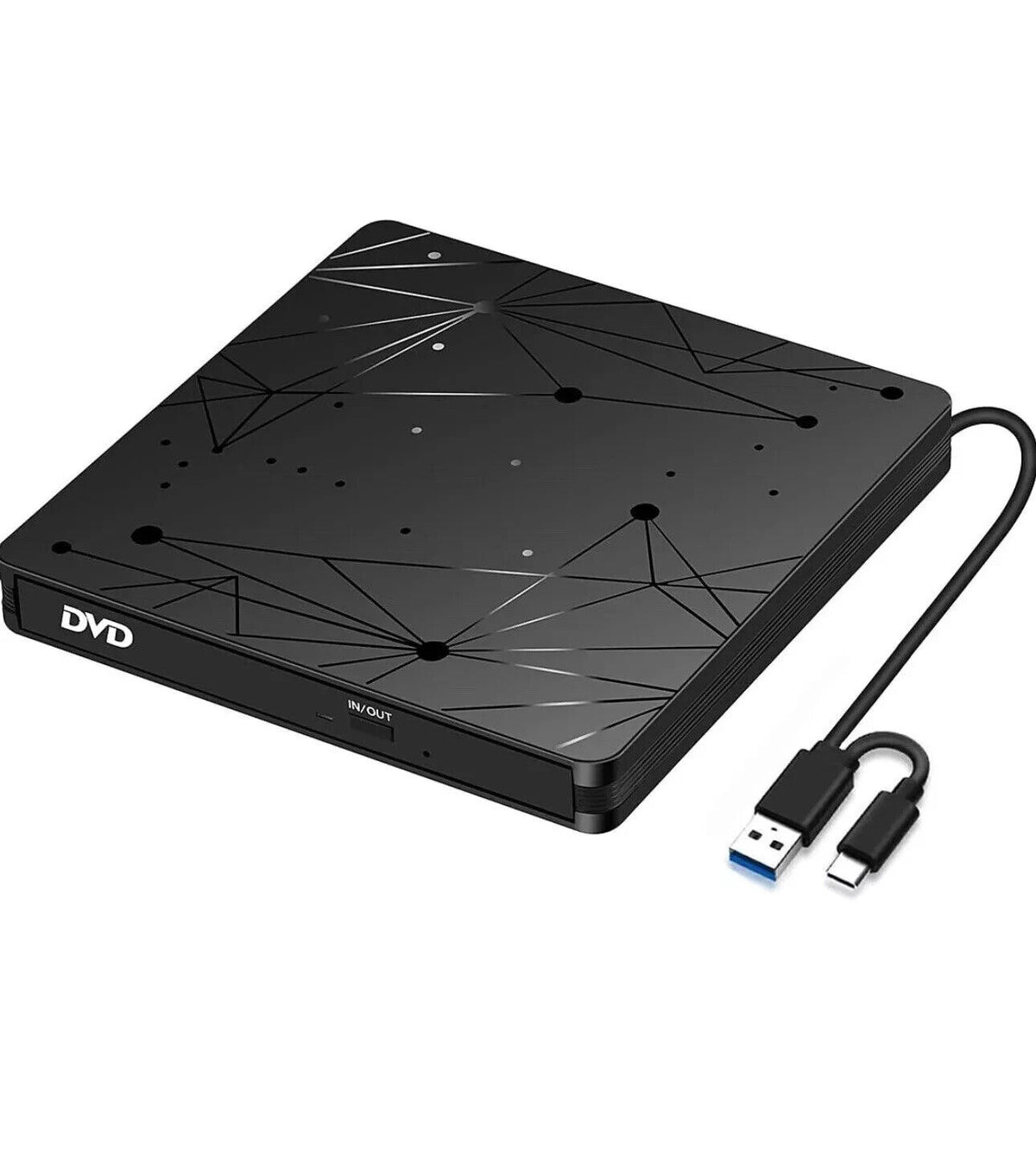 LMEN Externes CD Laufwerk Extern mit USB 3.0 DVD für Laptop PC McBook (3)