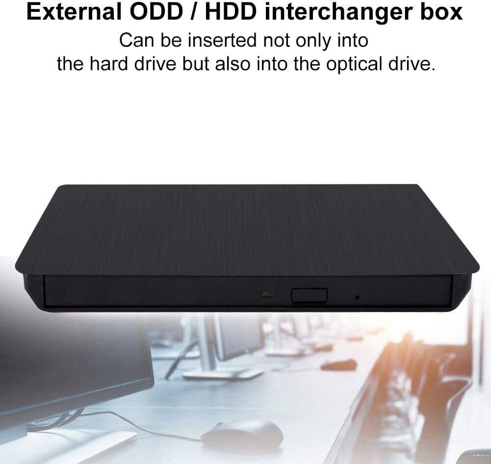 Gehäuse für externes CD-Laufwerk, externe ODD/HDD-Umschaltbox, USB 3.0-Laufwerks