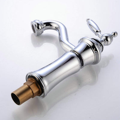 Leekayer Waschtischarmaturen Waschbecken Wasserhahn Chrom Einhand Messing Einloc