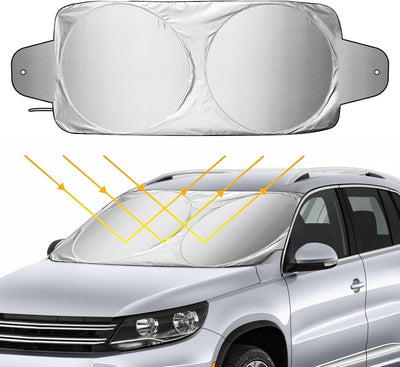 Moerae Auto Frontscheibe, Sonnenschutz für Auto Windschutzscheibe