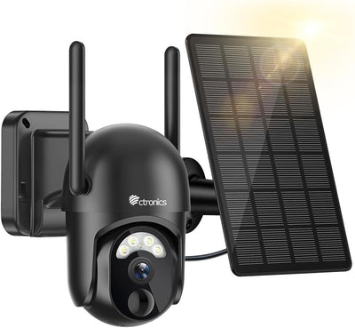 ctronics 670C - 2K 3MP Security Camera Überwachungskamera Aussen Solar