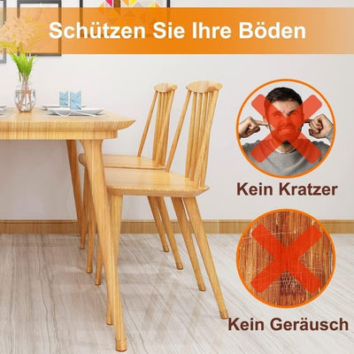 Stuhlbeinkappen 32 Stück Schutzkappen Für Stuhlbeine, Stuhlgleiter, Transparent