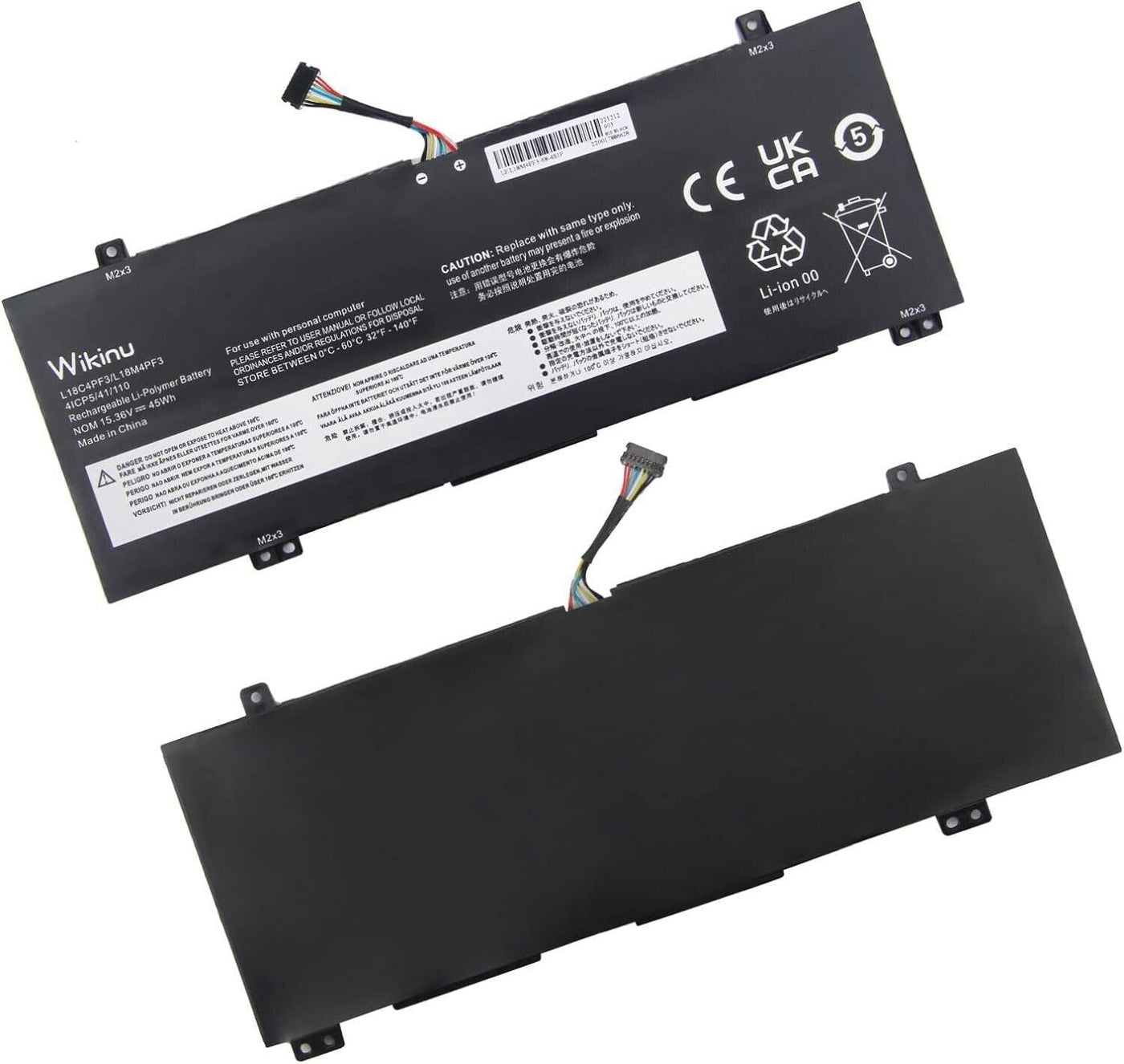 Wikinu L18C4PF3 Laptop Akku für Lenovo ideapad C340-14API C340-14IML C340-14IWL