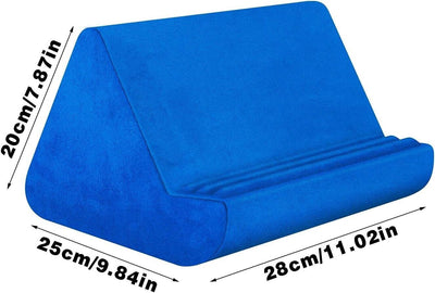 Tablet-Ständerkissen mit TascheTablet-iPad-(E)Bücherständer schwarz
