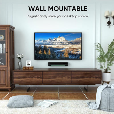 Saiyin Soundbar für TV, Soundbar mit Bluetooth, optisch, AUX-Eingänge DS6305