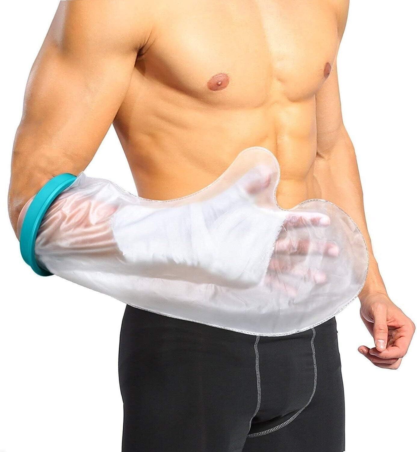 Wasserdichter Armgipsüberzug für Dusche und Bad, wieder verwendbar (A2)