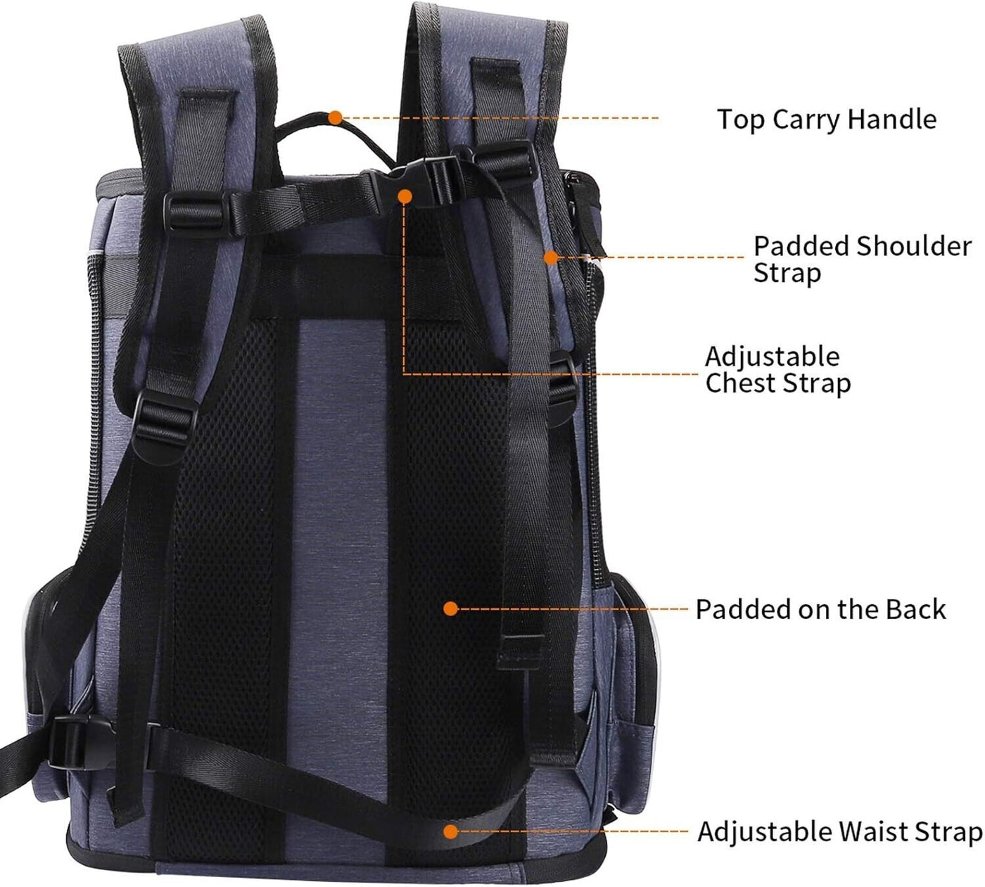 Morpilot Katzenrucksack, Hunderucksack Für Katzen Und Hunde Welpen, Atmungsaktiv