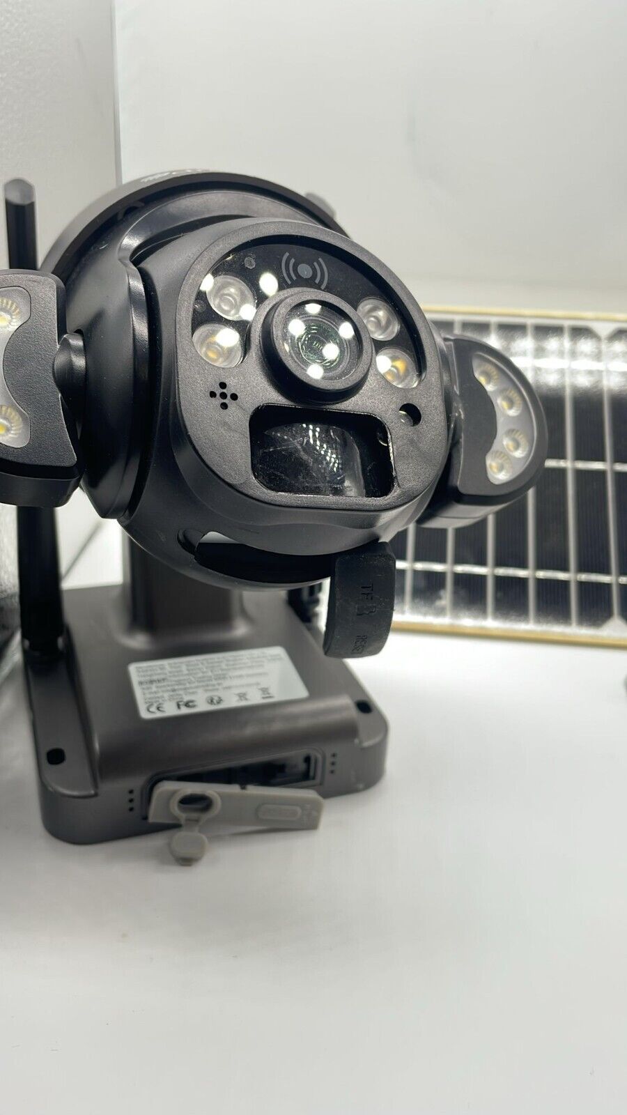 ctronics RBX-20 -  4MP Überwachungskamera Aussen Solar Akku