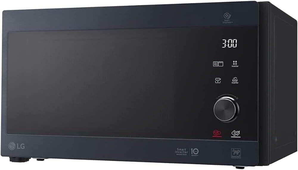 LG MH 6565 CPB Mikrowelle mit Grill - Matt Black Steel