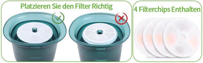 Morpilot - Katze Trinkbrunnen, Hunde Trinkbrunnen-  4 Stück Ersatzfilter