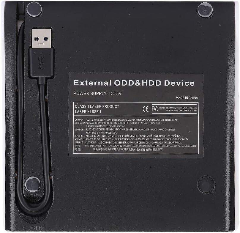 Gehäuse für externes CD-Laufwerk, externe ODD/HDD-Umschaltbox, USB 3.0-Laufwerks