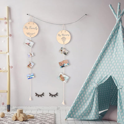 ZARAAFA Holz Meilensteinkarten Baby - Set 24 babykarten & 2 Bilderrahmen für Col