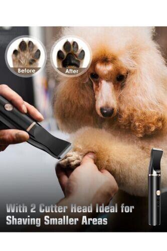 2in1 oneisall Hundeschermaschine und PfotentrimmerSet, IPX7 Wasserdicht...
