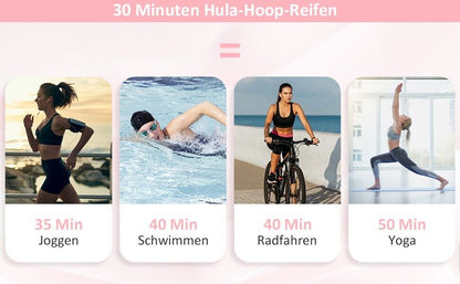 FIVANGIN Smart Weighted Hula Hoop, pink, mit Rundenzähler, neuwertig, OVP