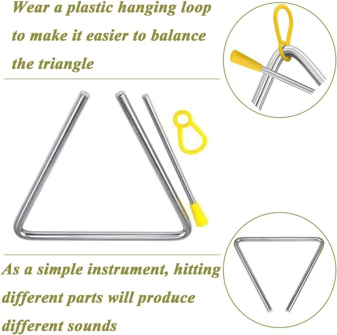 Kazoo, Schlagtriangel, Kinderkazoo, Triangelinstrument, Metallkazoo,