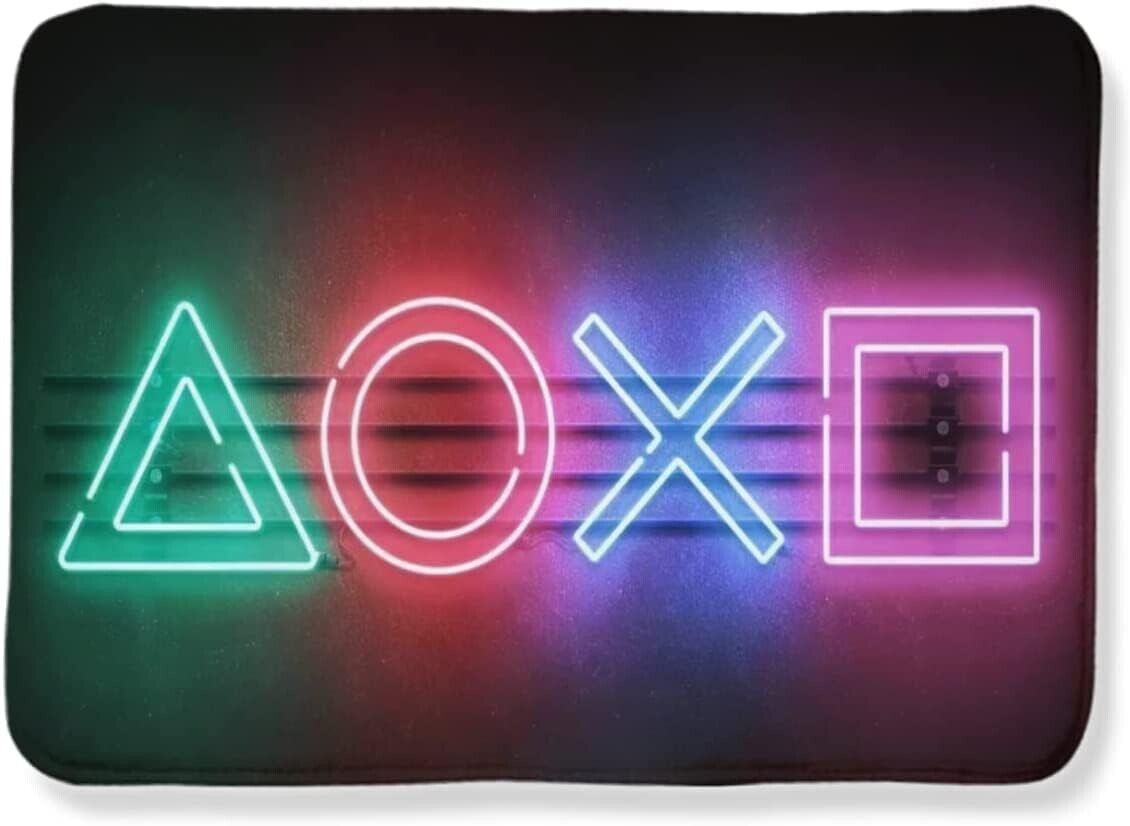 Fallenove Game Controller Teppich Floor Mat Playstation Gamingzimmer Rutschfest