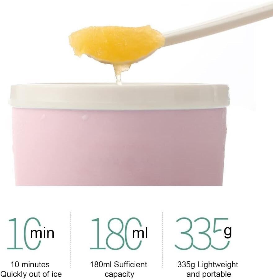 Frozen Magic Squeeze Cup Slushy Maker Cup Slush Ice Becher mit 1 Löffel