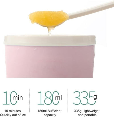 Frozen Magic Squeeze Cup Slushy Maker Cup Slush Ice Becher mit 1 Löffel
