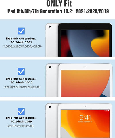 Timovo Hülle Für Ipad 9. Generation 2021/Ipad 8. Generation 2020/Ipad 7. Generat