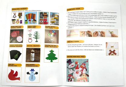 Weihnachts Adventskalender kinder: 24 DIY Bastelsets,Weihnachtsdekoration a