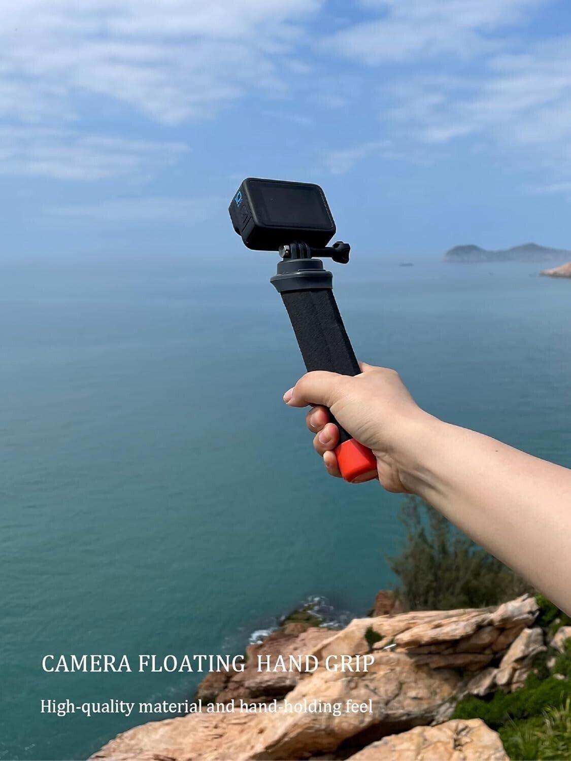 Lammcou Schwimmender Griff, Go Pro Floating Hand Grip für Hero 12 11 10 9 Go3 X3