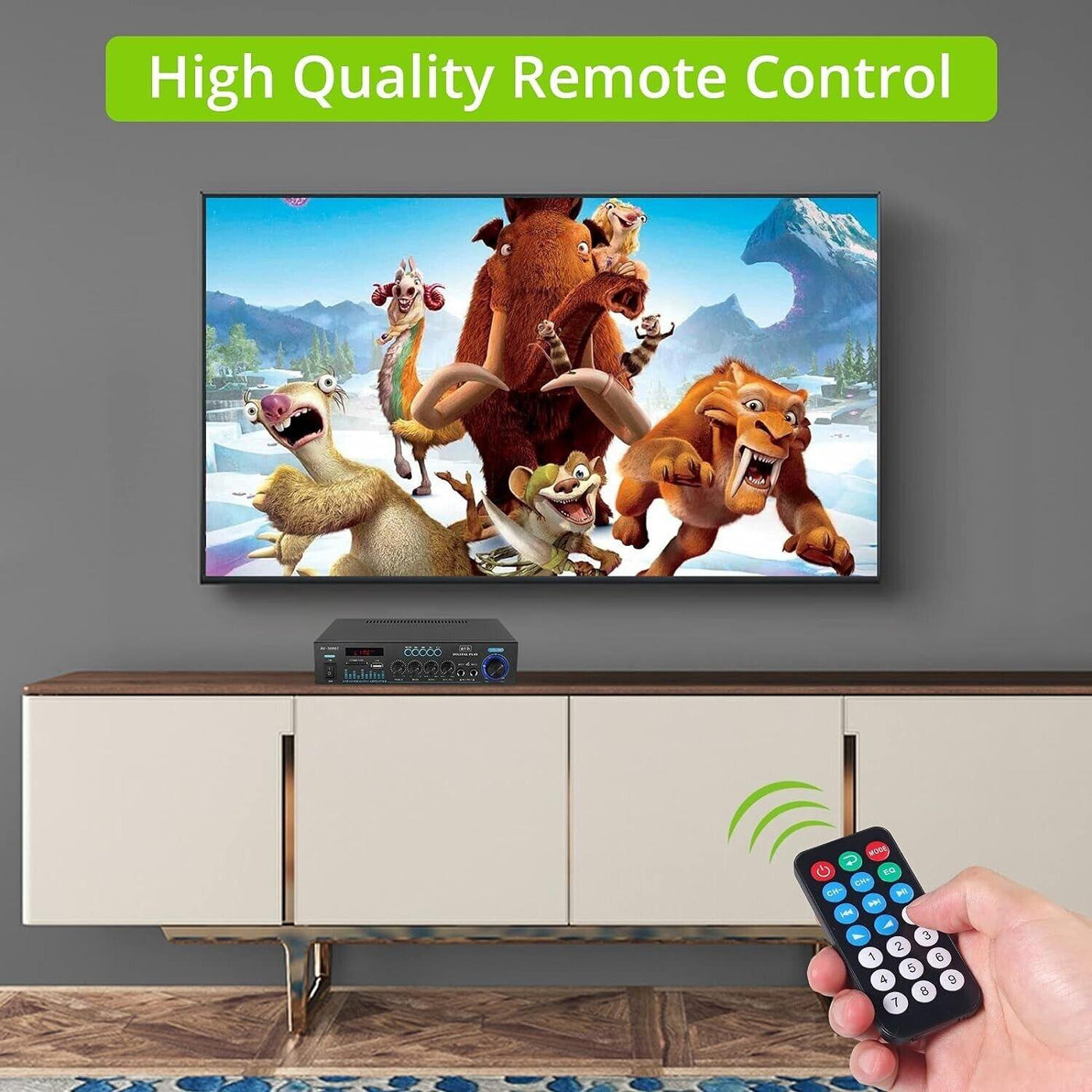 LiNKFOR Audio Leistungs Stereoverstärker, Bluetooth Heim Audioverstärker