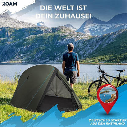 ROAM 1-2 Personen Campingzelt ultraleicht, schneller Aufbau, Wasser-/Wetterfest