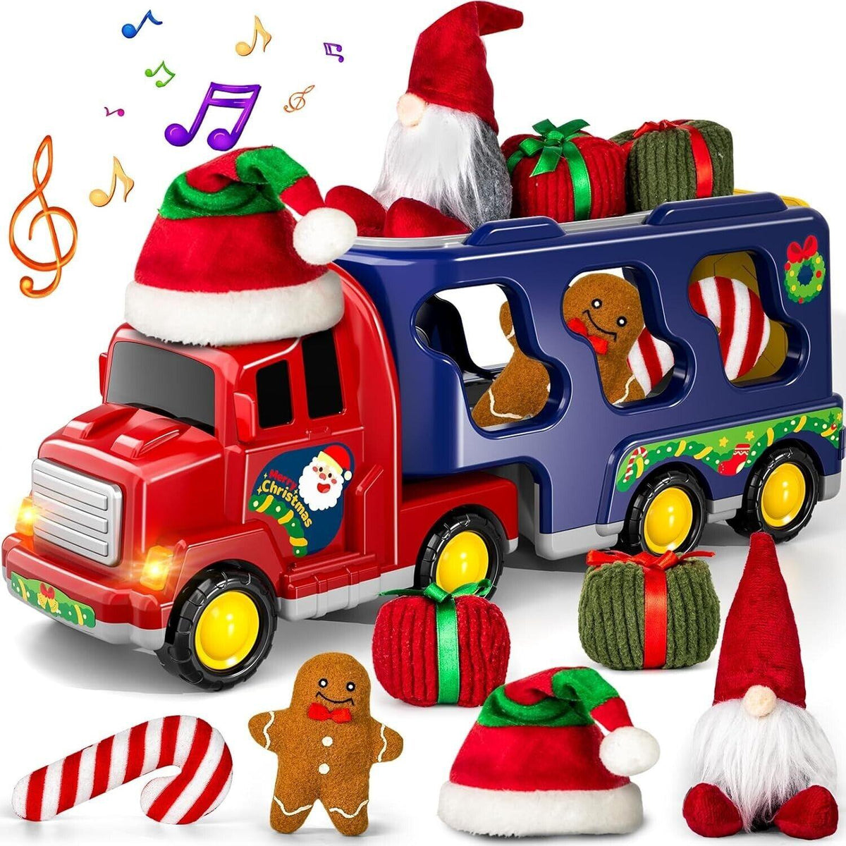 Doloowee LKW Spielzeug für 3 4 5 6 Jahre alte Spielzeugauto Weihnachten Geburtst
