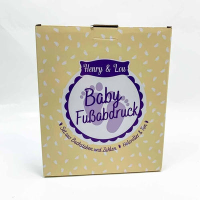 Henry & Lou Baby Fussabdruck Set - Gipsabdruck Baby Hand & Fuß - Baby