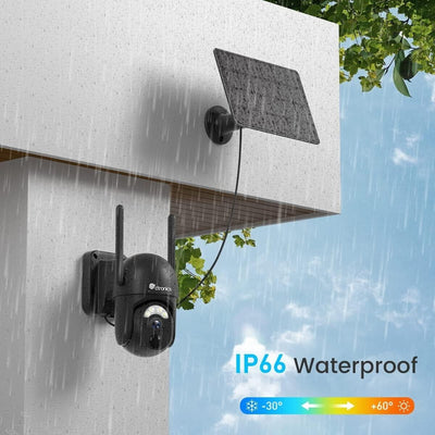 ctronics 670C - 2K 3MP Security Camera Überwachungskamera Aussen Solar