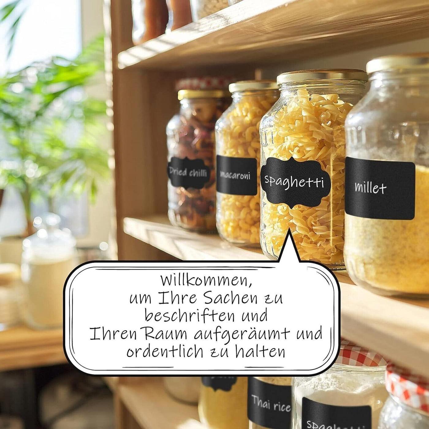 Premium Beschriftungsetiketten Selbstklebend, 327+5 Stücke Tafel Aufkleber