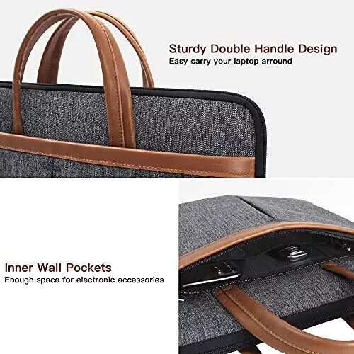 DOMISO 14 Zoll Laptoptasche, wasserdichte Notebooktasche mit Griff, kompatibel m