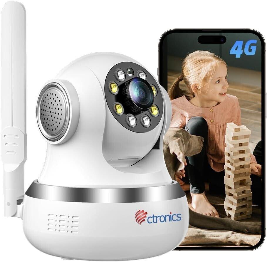 Ctronics 750C - 4G LTE Überwachungskamera Innen , 360° PTZ IP K