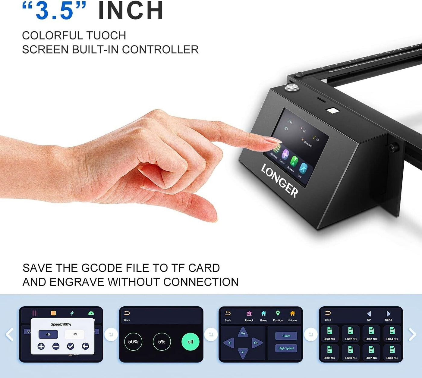 LONGER RAY5 10W Laser Engraver DIY CNC-Laserschneider und Graviermaschine mit ko