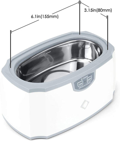 LifeBasis Ultraschallreinigungsgerät 420ml Ultraschallreiniger Ultraschallgerät