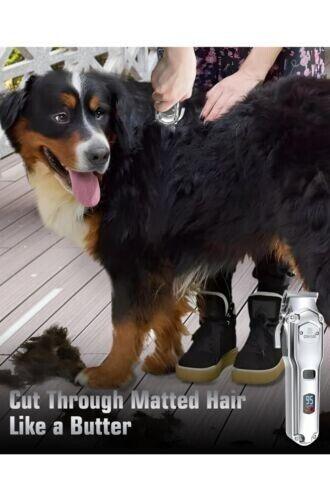 2in1 oneisall Hundeschermaschine und PfotentrimmerSet, IPX7 Wasserdicht...