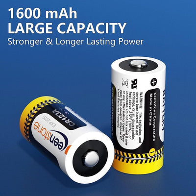 Keenstone CR123A 3 V Lithium, Keenstone 1600 mAh CR17345 3 V Lithium Einweg-Batt