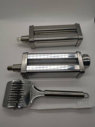 Pasta Maker Aufsatz-Set für KitchenAid, inklusive Nudelgitterrolle, Spaghetti...