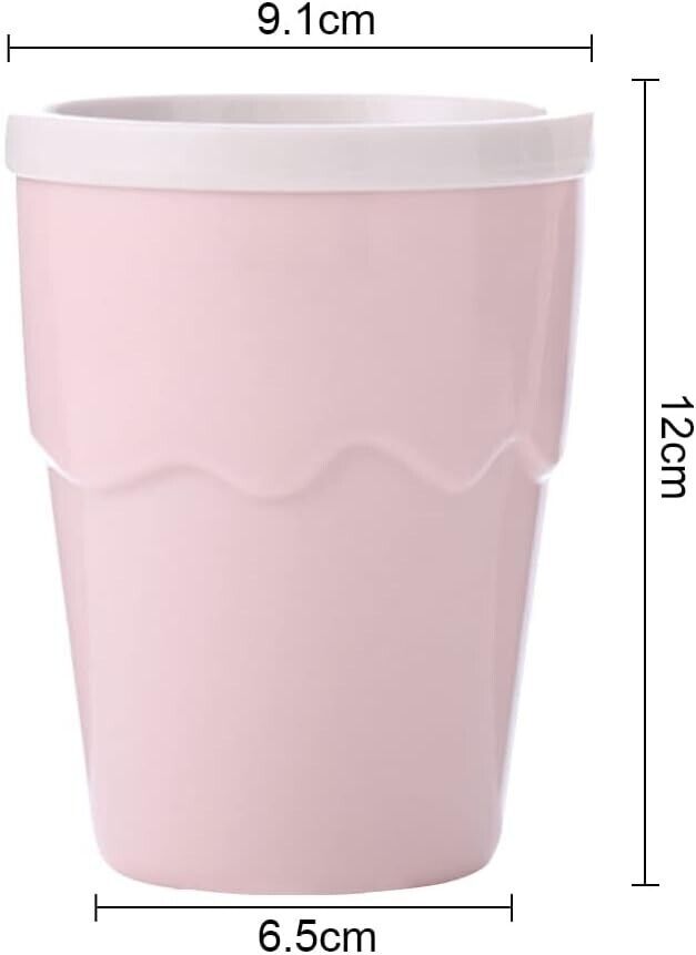 Frozen Magic Squeeze Cup Slushy Maker Cup Slush Ice Becher mit 1 Löffel