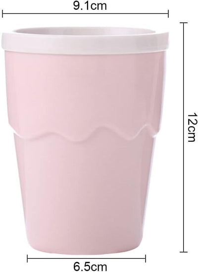 Frozen Magic Squeeze Cup Slushy Maker Cup Slush Ice Becher mit 1 Löffel