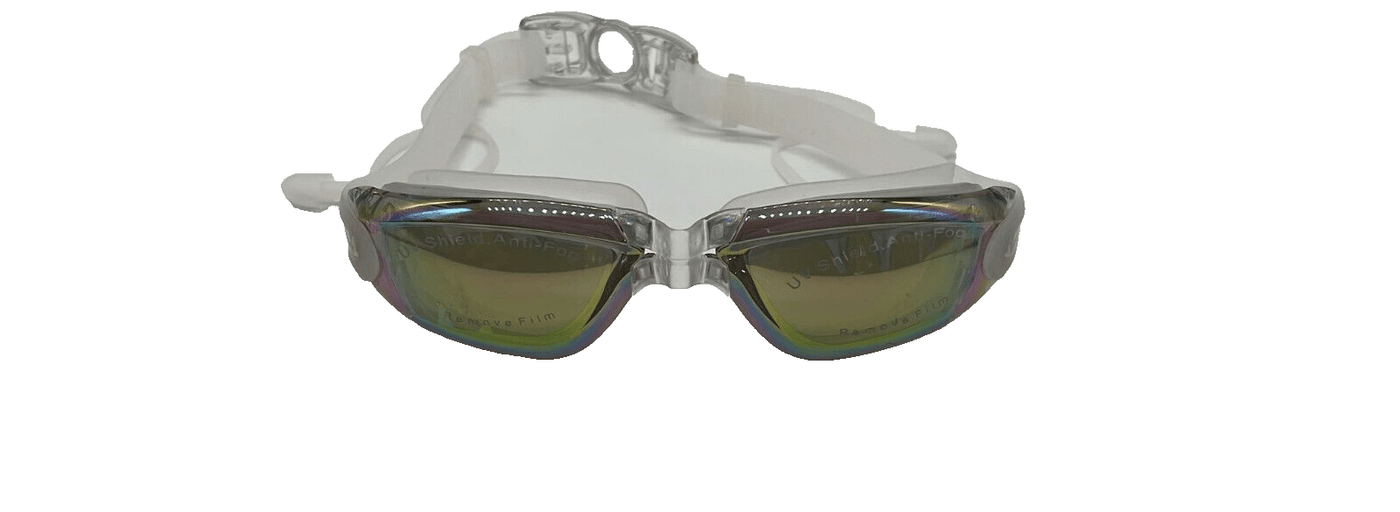 Schwimmbrille für Herren und Damen mit Nasenclip Ohrstöpsel und Etui, Hochleistu