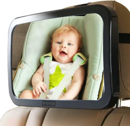 Enovoe Baby-Autospiegel – bruchsicherer, verstellbarer Rückspiegel für den Rücks