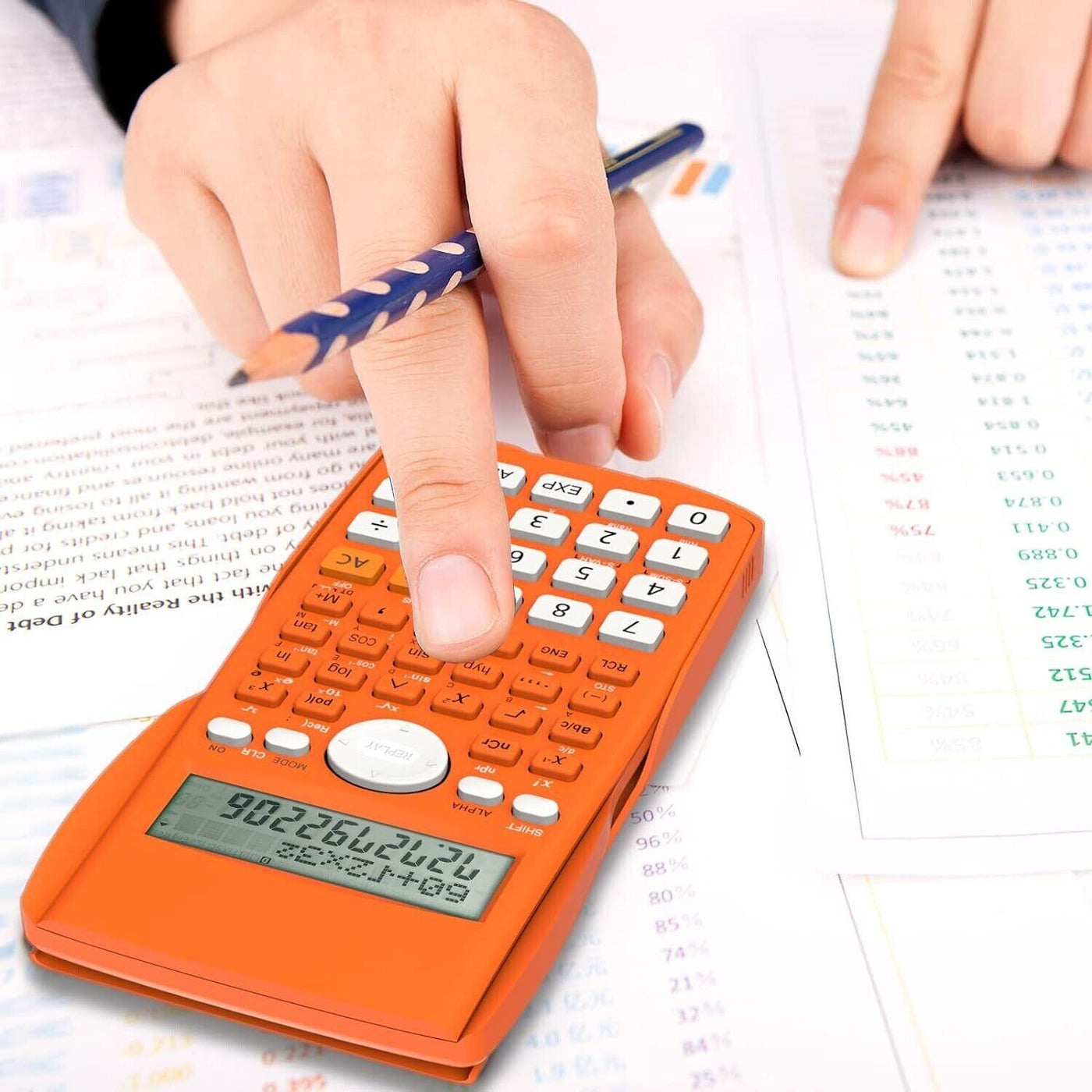 Helect Zweizeilig Wissenschaftliche Taschenrechner Geeignet für Schule und Beruf