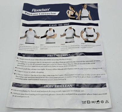 Roadbox Rückenbandage Rückenkorrektor Rücken Haltungskorrektur Korrekturgü- L
