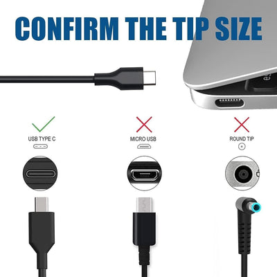 Lenovo 02DL128 USB-C Netzteil 65W - Schwarz