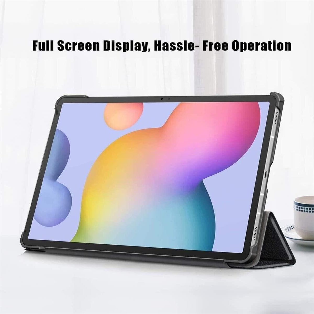 Hülle für Samsung Galaxy Tab S7 FE 12.4 2021, Smart Lightweight Hülle mit Auto S