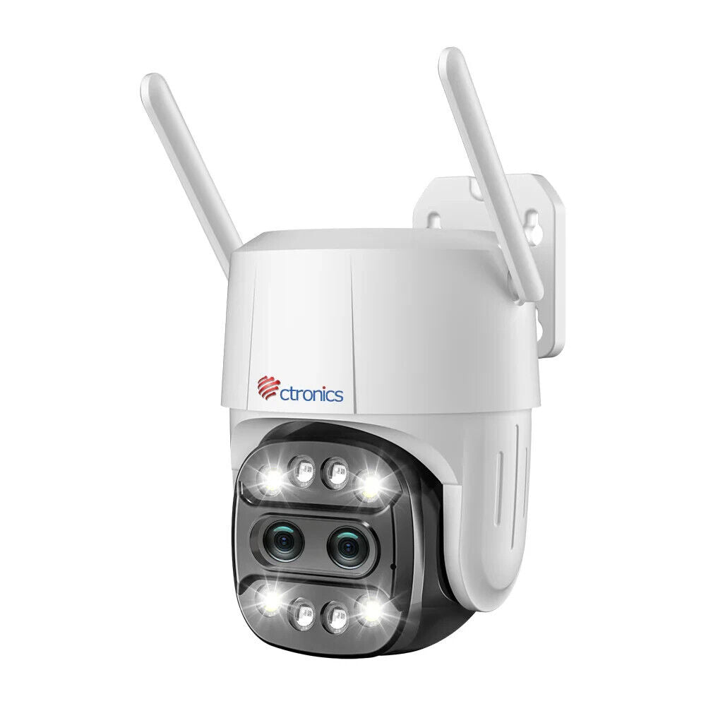 Ctronics 760c - 6-fach Hybrid-Zoom-Überwachungskamera -ohne Wandhalterung(E1)