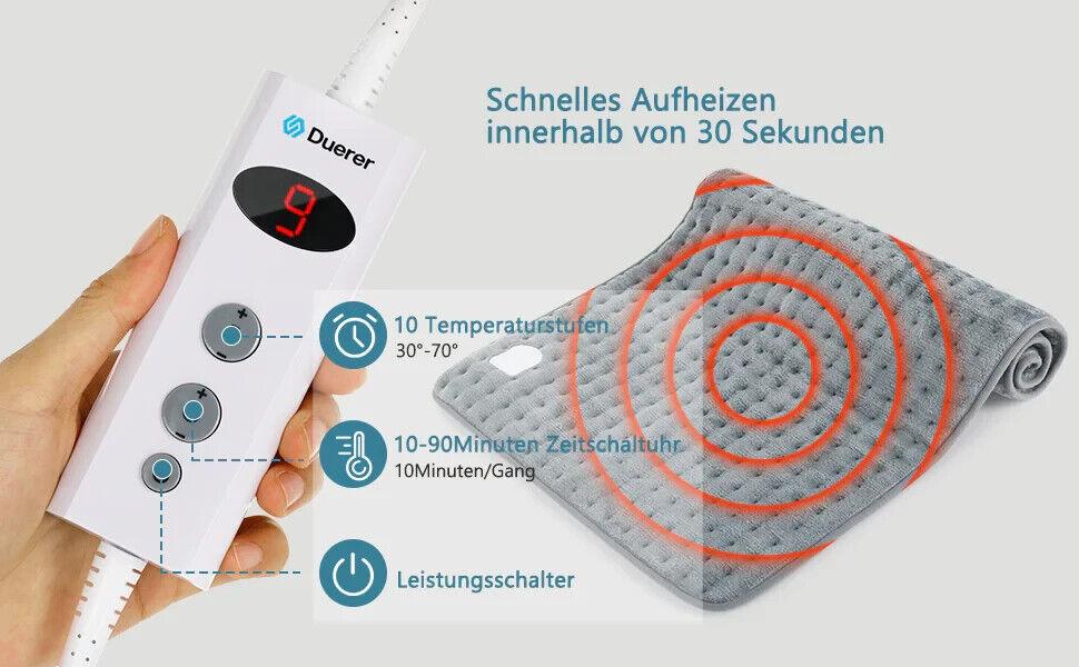 Duerer Elektrisches Heizkissen/decke mit automatischer Abschaltung